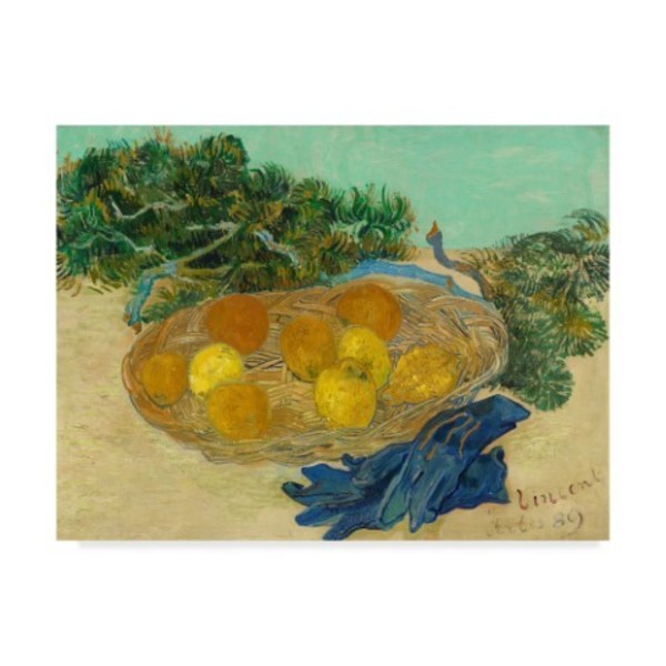 Trademark Fine Art Vincent Van Gogh 'Still Life Of Oranges' Canvas Art, 18x24 BL01943-C1824GG